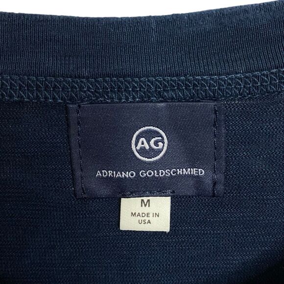 AG Adriano Goldschmied Jagger Tee Womens M Navy Blue Shirt Crew Casual NEW - Picture 3 of 11